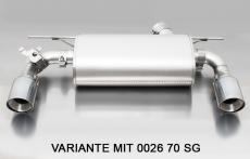 Remus Duplex-Endschalld�mpfer (ohne Endrohre) m. int. Klappe