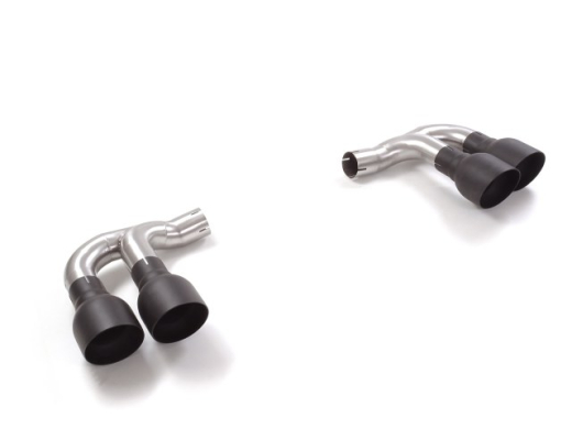 Ragazzon Endrohre je 2x108mm rund Sport Line Black