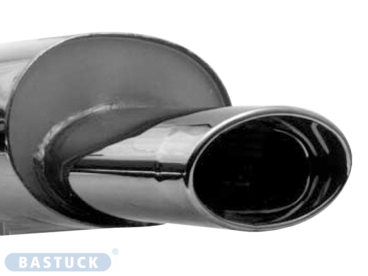 Bastuck Endschalldämpfer oval 153x95mm