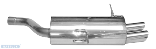 Bastuck Endschalldämpfer 2x76mm