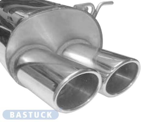 Bastuck Endschalldämpfer 2x89x77mm oval