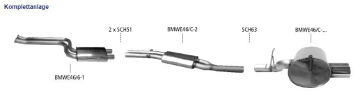 Bastuck Mittelschalldämpfer