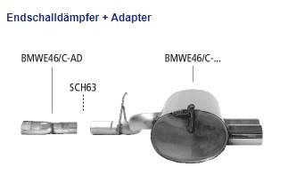 Bastuck Y-Adapter 6-Zylinder