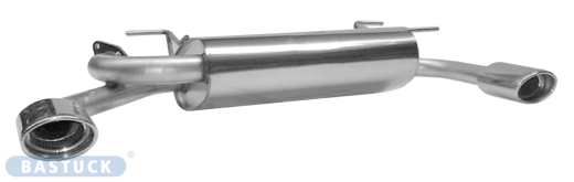 Bastuck Duplex-Endschalldämpfer je 120x80mm