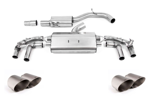 Milltek Duplex-Komplettanlage je 115mm GT Titanium