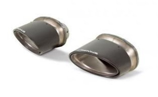 Remus Endrohr-Set Carbon-Endrohr je 175x108mm schräg