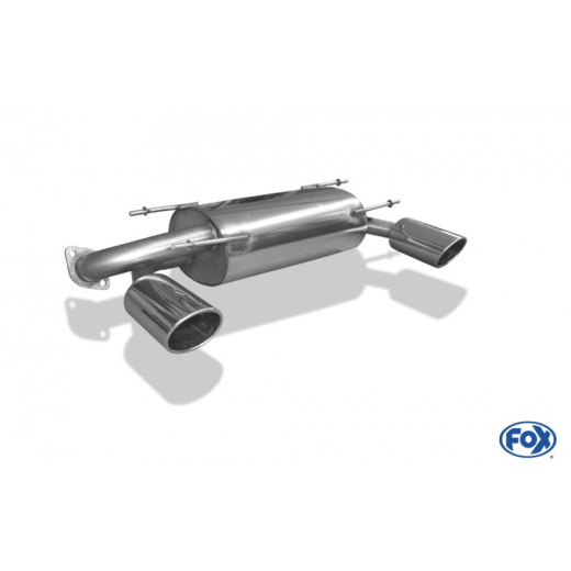 Fox Duplex-Endschalldämpfer je 1x129x106mm