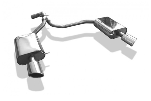 Fox Duplex-Endschalldämpfer je 115x85mm oval