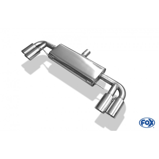 Fox Duplex-Endschalldämpfer je 2x100mm