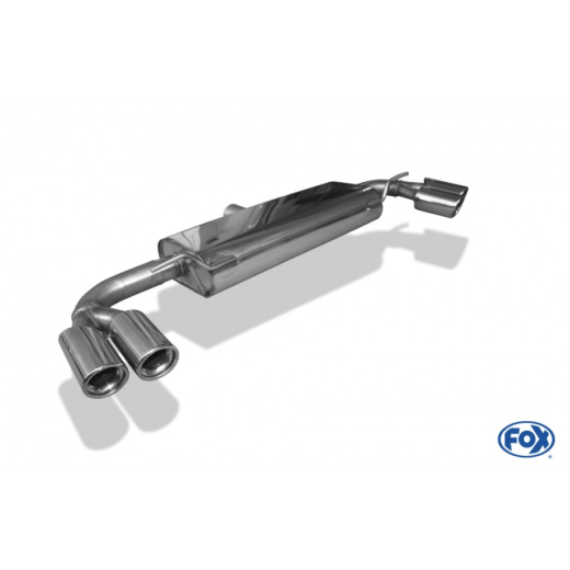 Fox Duplex-Endschalldämpfer je 2x80mm