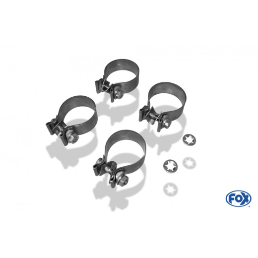 Fox Duplex-Endschalldämpfer je 2x90mm