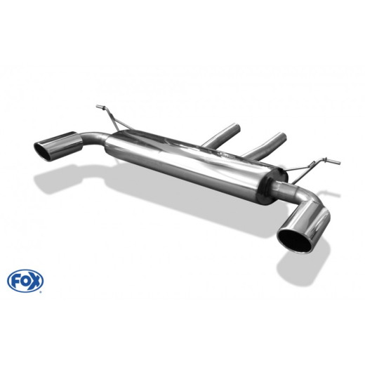Fox Duplex-Endschalldämpfer je 129x106mm