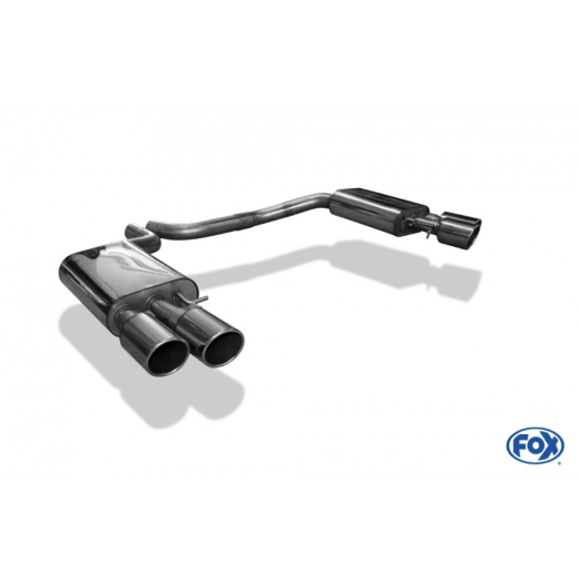 Fox Duplex-Endschalldämpfer je 2x100mm