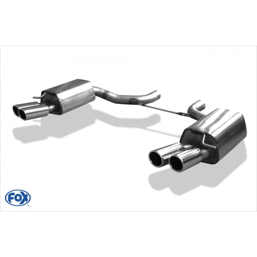 Fox Duplex-Endschalldämpfer je 2x80mm