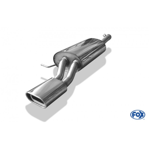 Fox Endschalldämpfer 135x80mm