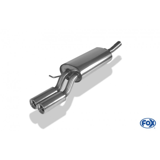 Fox Endschalldämpfer 2x76mm