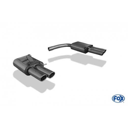 Fox Duplex-Endschalldämpfer je 2x90mm