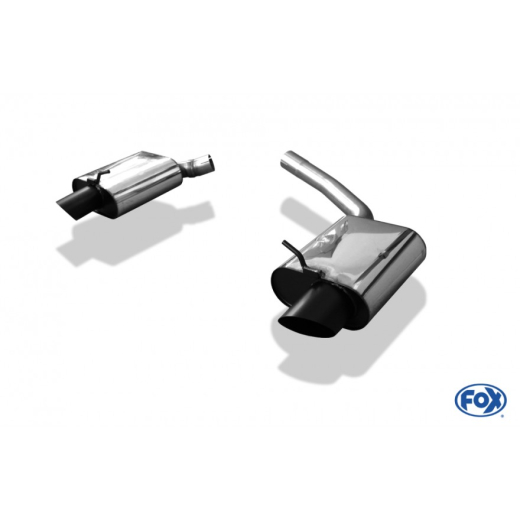 Fox Duplex-Endschalldämpfer je 115x85mm oval