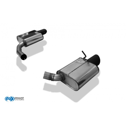 Fox Duplex-Endschalldämpfer je 115x85mm