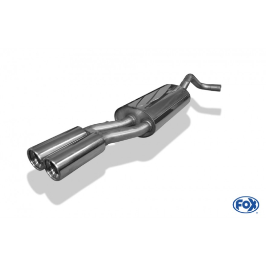 Fox Endschalldämpfer 2x76mm