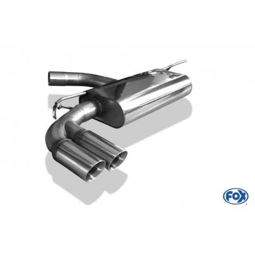 Fox Endschalldämpfer 2x80mm