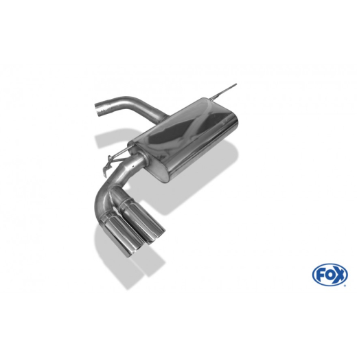 Fox Endschalldämpfer 2x80mm