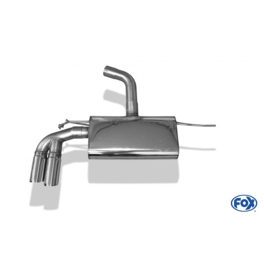 Fox Endschalldämpfer 2x80mm
