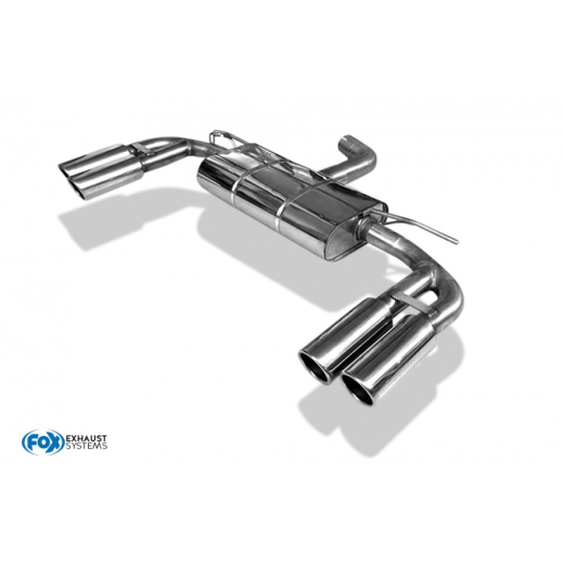 Fox Duplex-Endschalldämpfer je 2x80mm