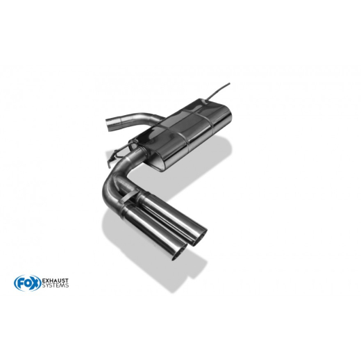 Fox Endschalldämpfer 2x80mm