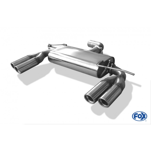 Fox Duplex-Endschalldämpfer je 2x76mm
