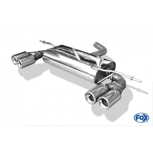 Fox Duplex-Endschalldämpfer je 2x76mm