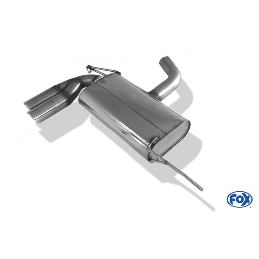 Fox Endschalldämpfer 2x76mm