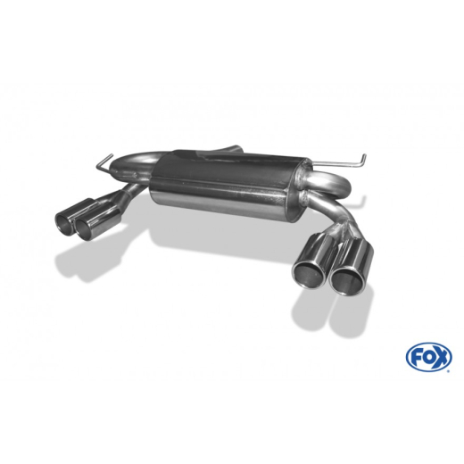 Fox Duplex-Endschalldämpfer je 2x76mm