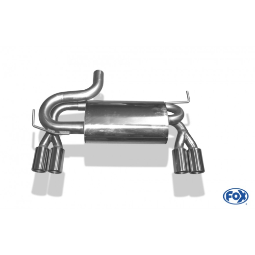 Fox Duplex-Endschalldämpfer je 2x76mm