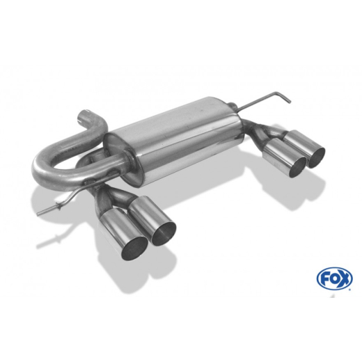 Fox Duplex-Endschalldämpfer je 2x80mm