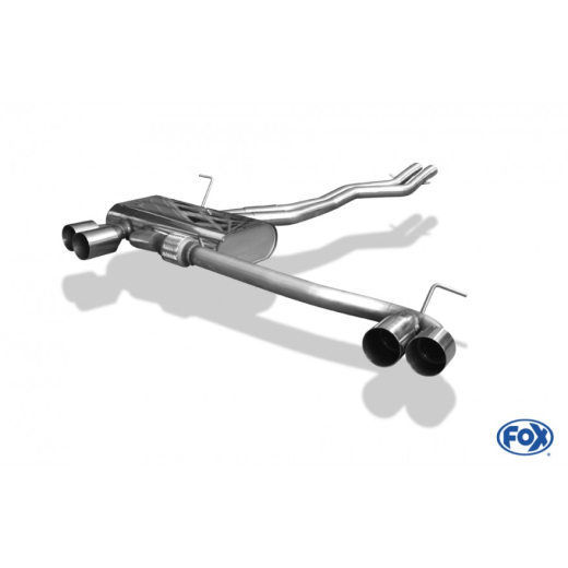 Fox Duplex-Endschalldämpfer je 2x80mm