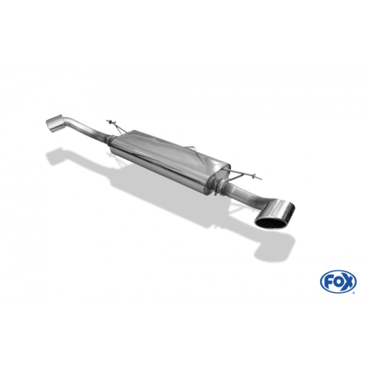 Fox Duplex-Endschalldämpfer je 115x85mm