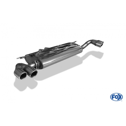 Fox Duplex-Endschalldämpfer je 2x80mm