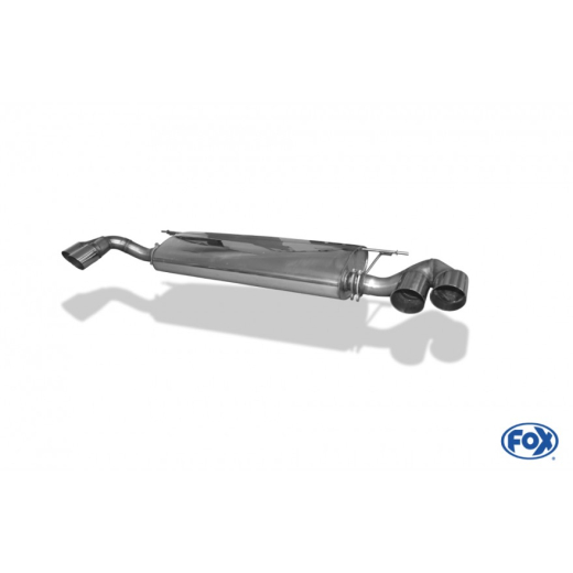 Fox Duplex-Endschalldämpfer je 2x80mm