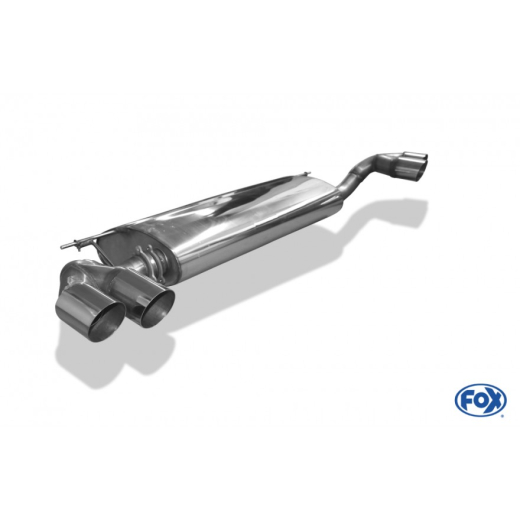 Fox Duplex-Endschalldämpfer je 2x80mm