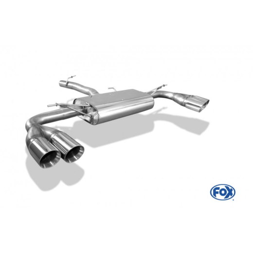 Fox Duplex-Endschalldämpfer je 2x90mm