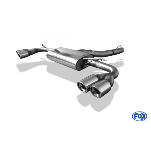 Fox Duplex-Endschalldämpfer je 2x90mm