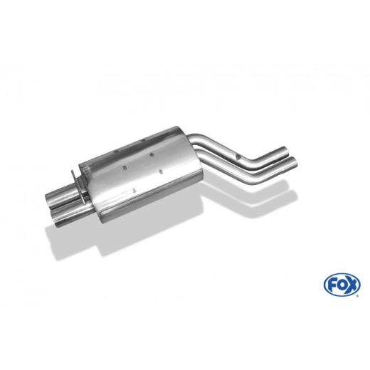Fox Endschalldämpfer 2x76mm
