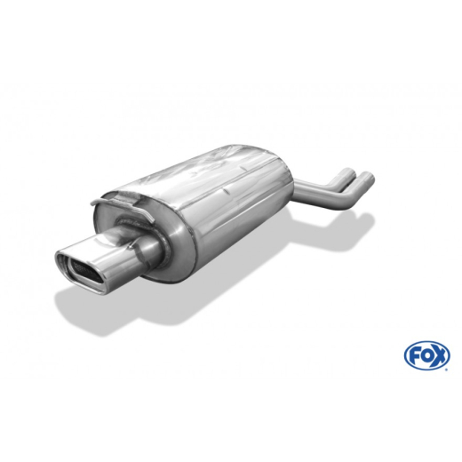 Fox Endschalldämpfer 1x135x80mm