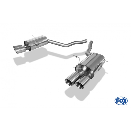 Fox Duplex-Endschalldämpfer je 2x90mm