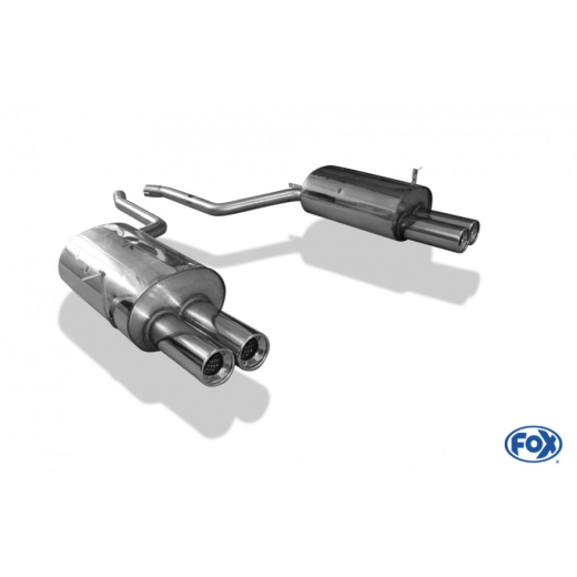 Fox Duplex-Endschalldämpfer je 2x90mm