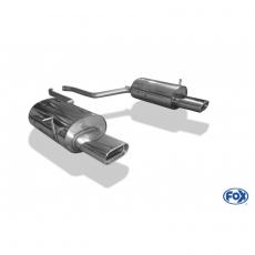 Fox Duplex-Endschalldmpfer je 160x80mm oval