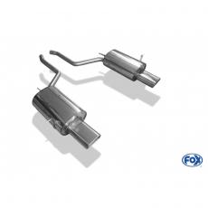 Fox Duplex-Endschalldmpfer je 160x80mm oval