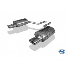 Fox Duplex-Endschalldmpfer je 160x80mm oval