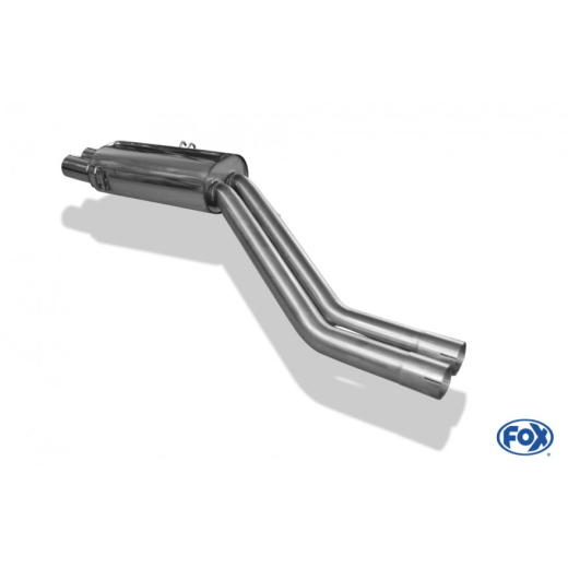 Fox Endschalldämpfer 2x76mm